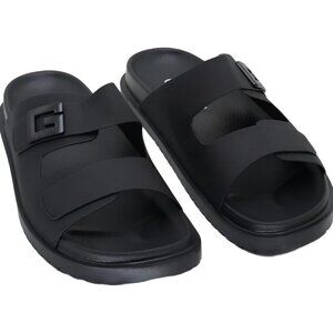 GUESS Vugon Men's Slip-On Slide Sandals Black 11M